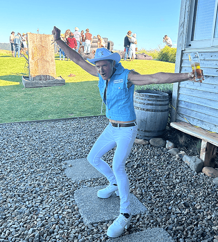 Chief Squirrel, David Cunningham - Christmas party 2024