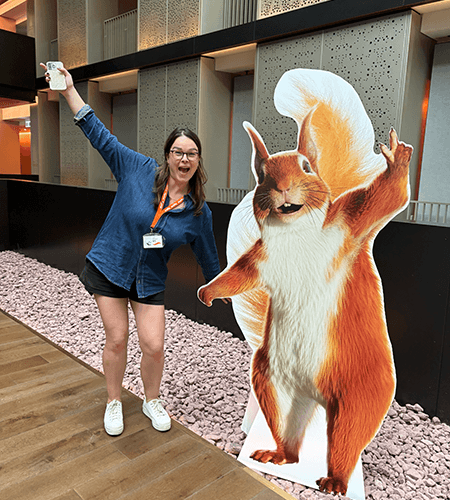 Alex and Bernie at SquirrelCon 2025