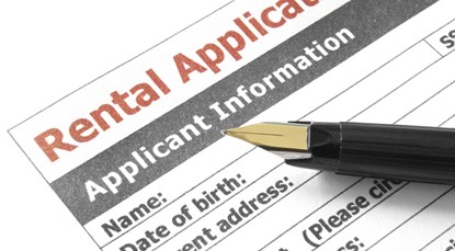 Rental application, paperwork